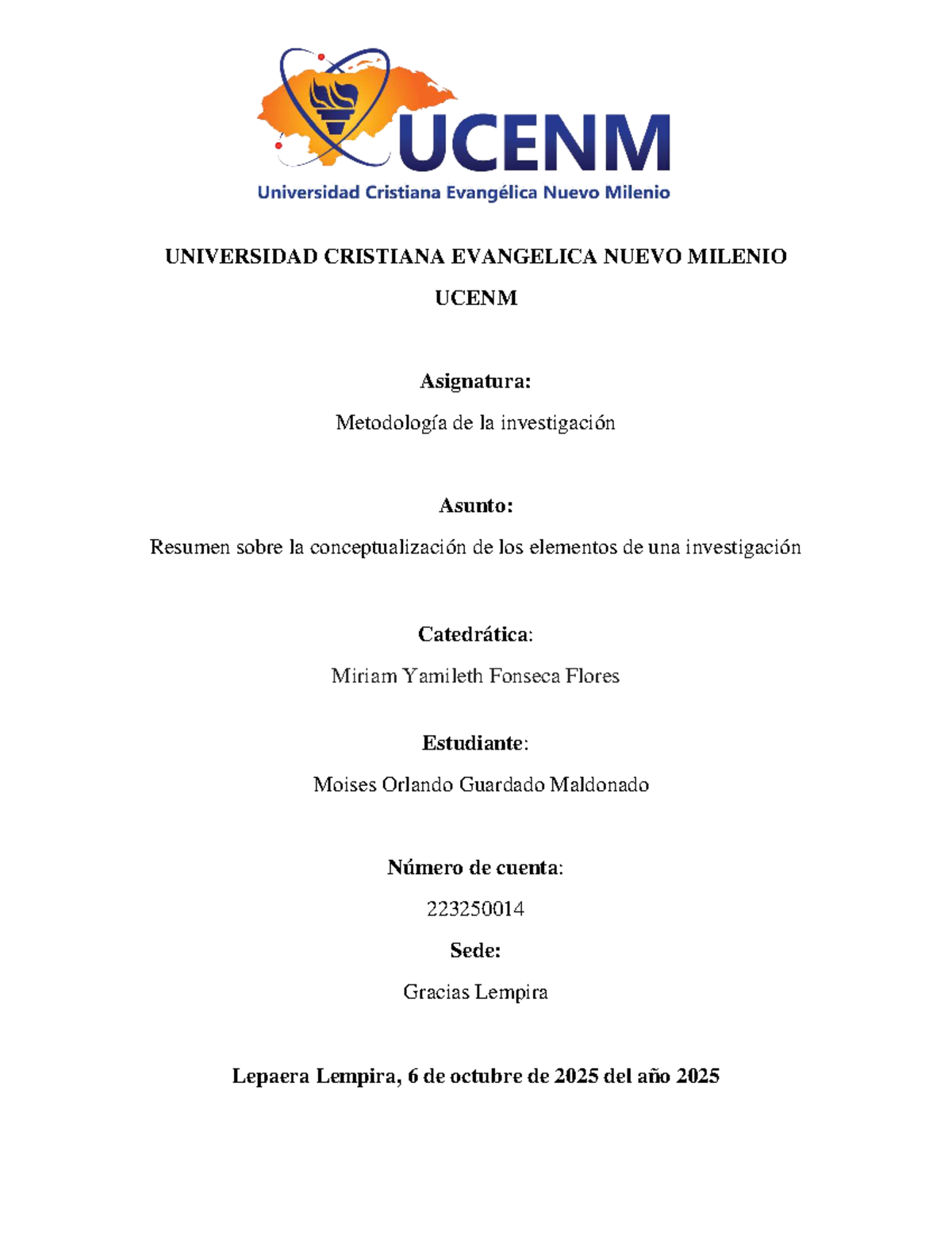 Resumen sobre la Conceptualización de Elementos de Investigación ...