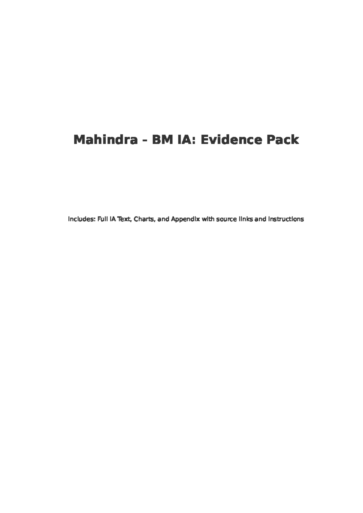 Mahindra BM IA: Impact of Rebranding on Profitability & Market Presence ...