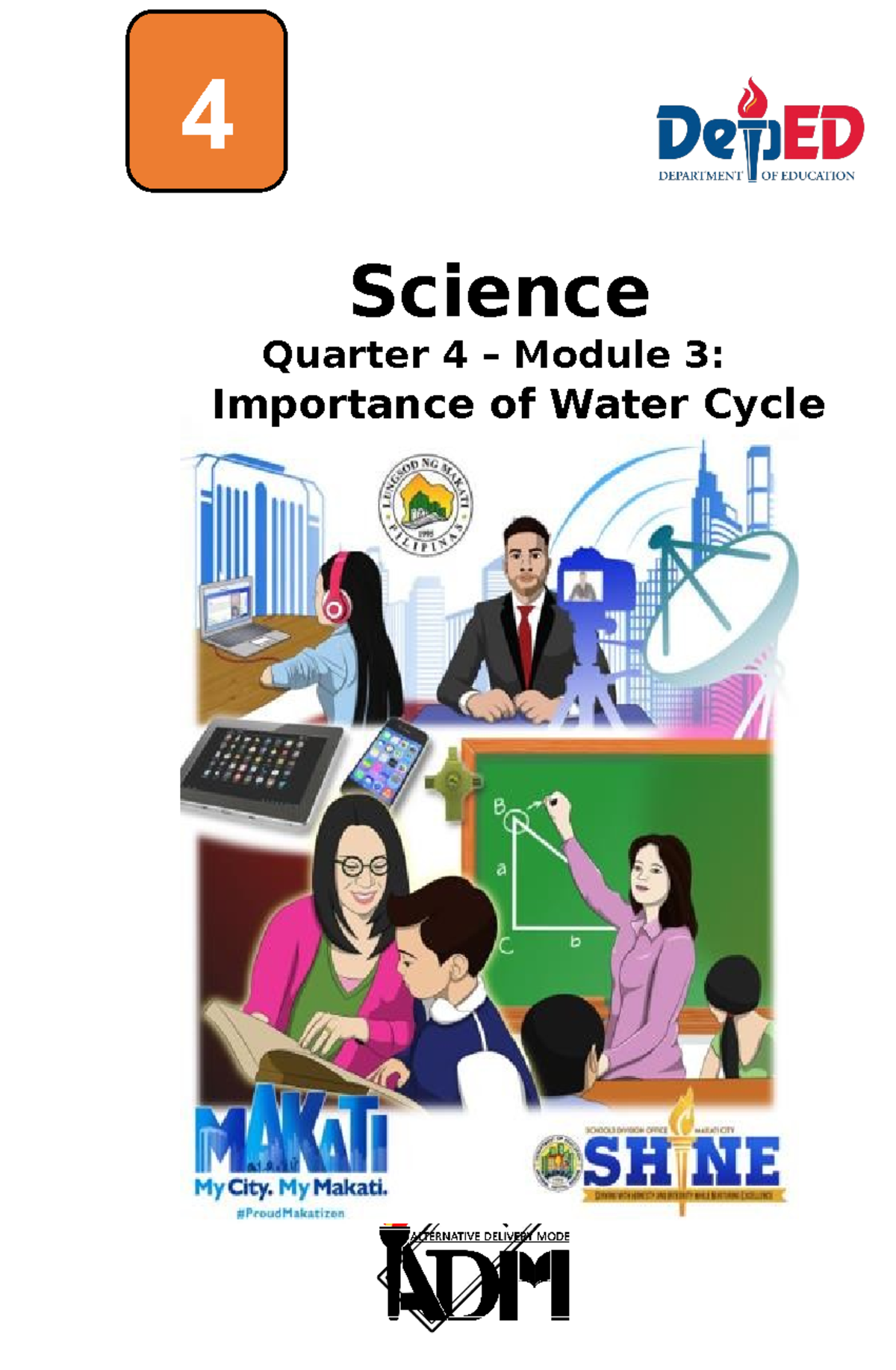 Science 4 Q4 Module 7: Understanding the Importance of Water Cycle ...