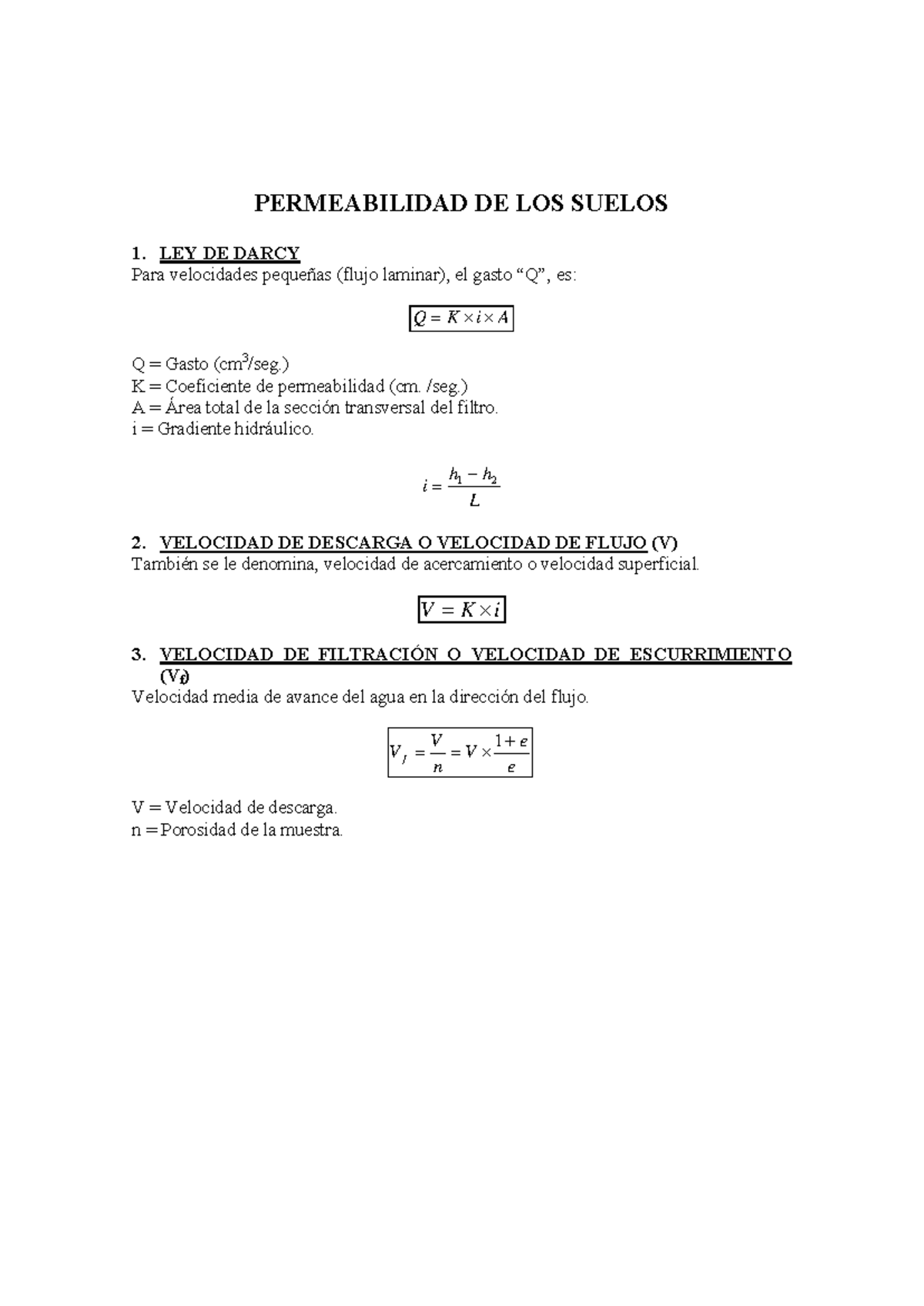 Problemas Resueltos sobre Permeabilidad de Suelos - Curso H - Document Preview