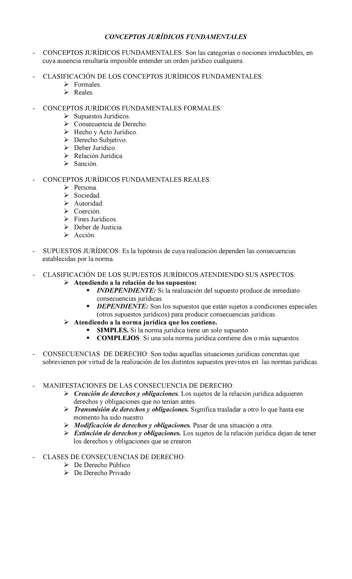 Clase 1: Conceptos Jurídicos Fundamentales - Introducción al Derecho 2 ...