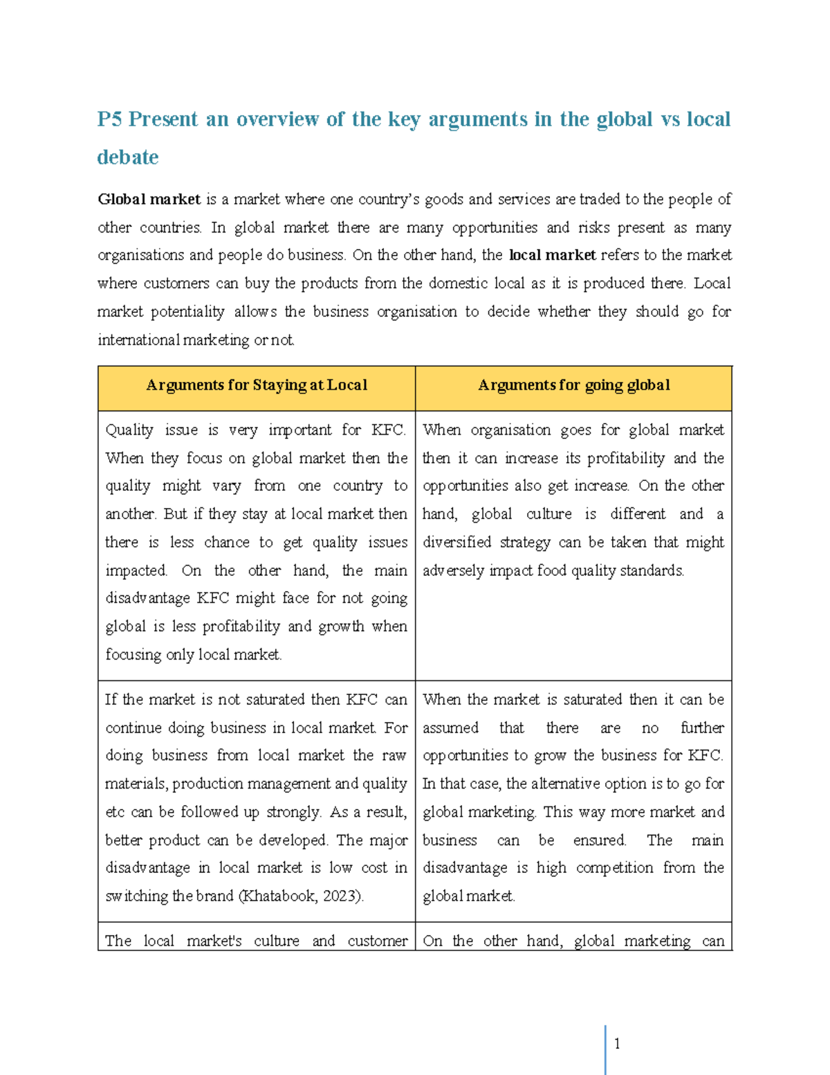 IM S3 Q3 - Essay - P5 Present an overview of the key arguments in the ...
