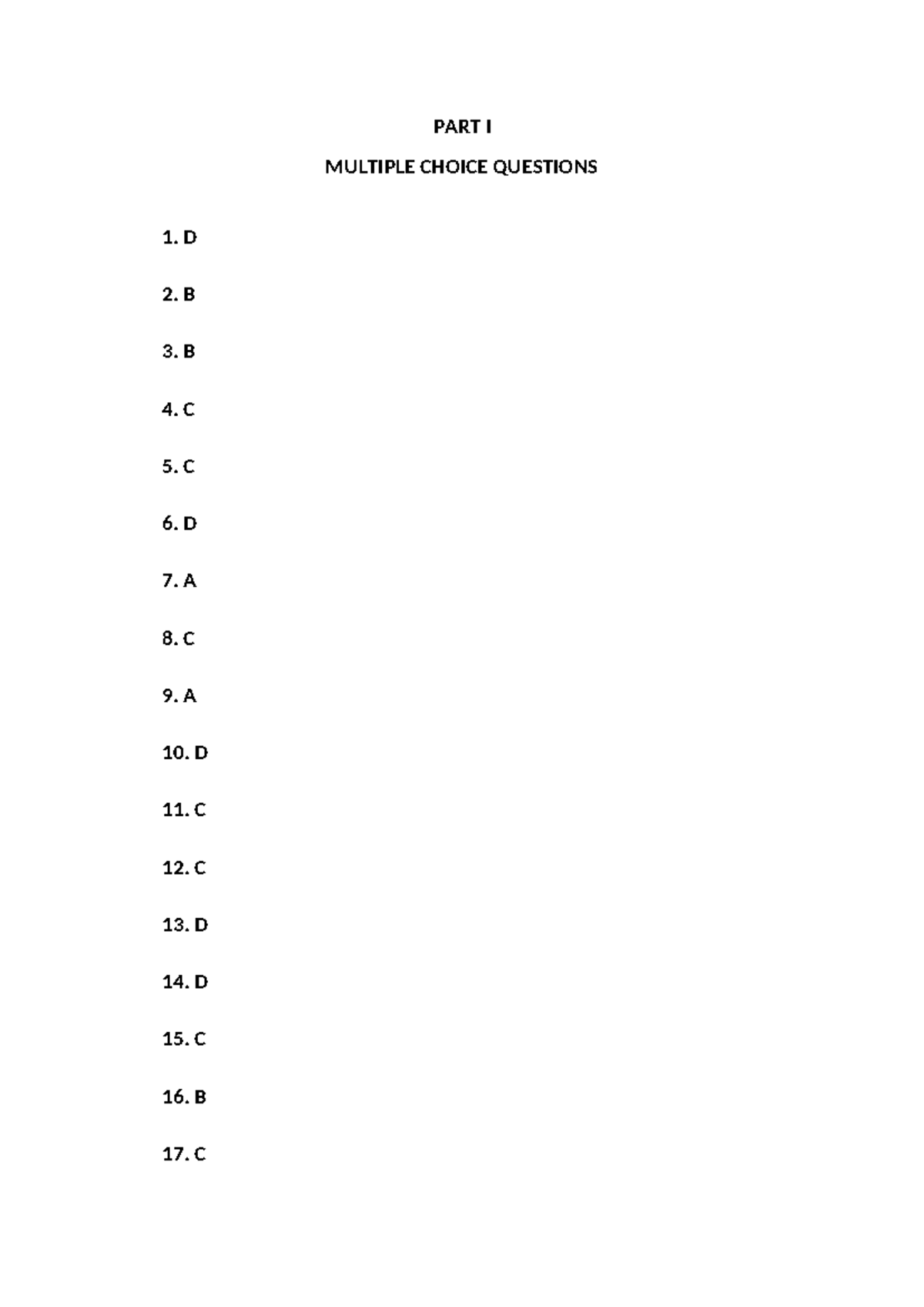 Co P 1031 - Dec 2021 Model Answers: MCQs & Inflation Discussion - Studocu