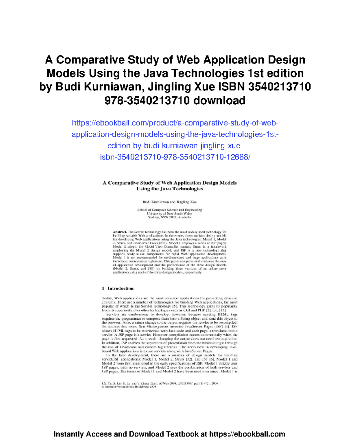 A Comparative Study of Java Web App Design Models: Performance & Ease ...