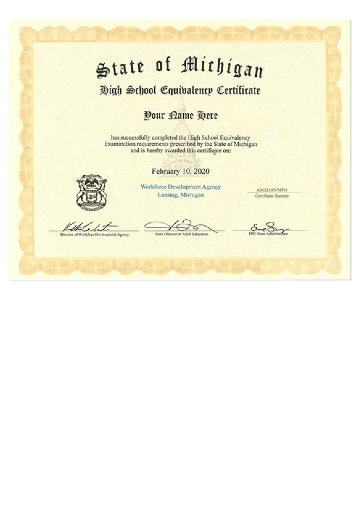 Michigan ged - BBB - ged math - State of Mithigan high School ...