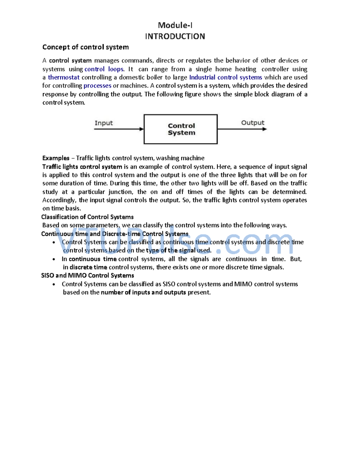 18EC43 - Module 1: Control System Concepts and Mathematical Modeling ...