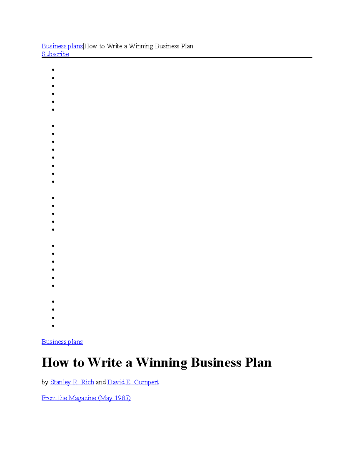 BUS 101: How to Write a Winning Business Plan - Key Insights and Tips ...