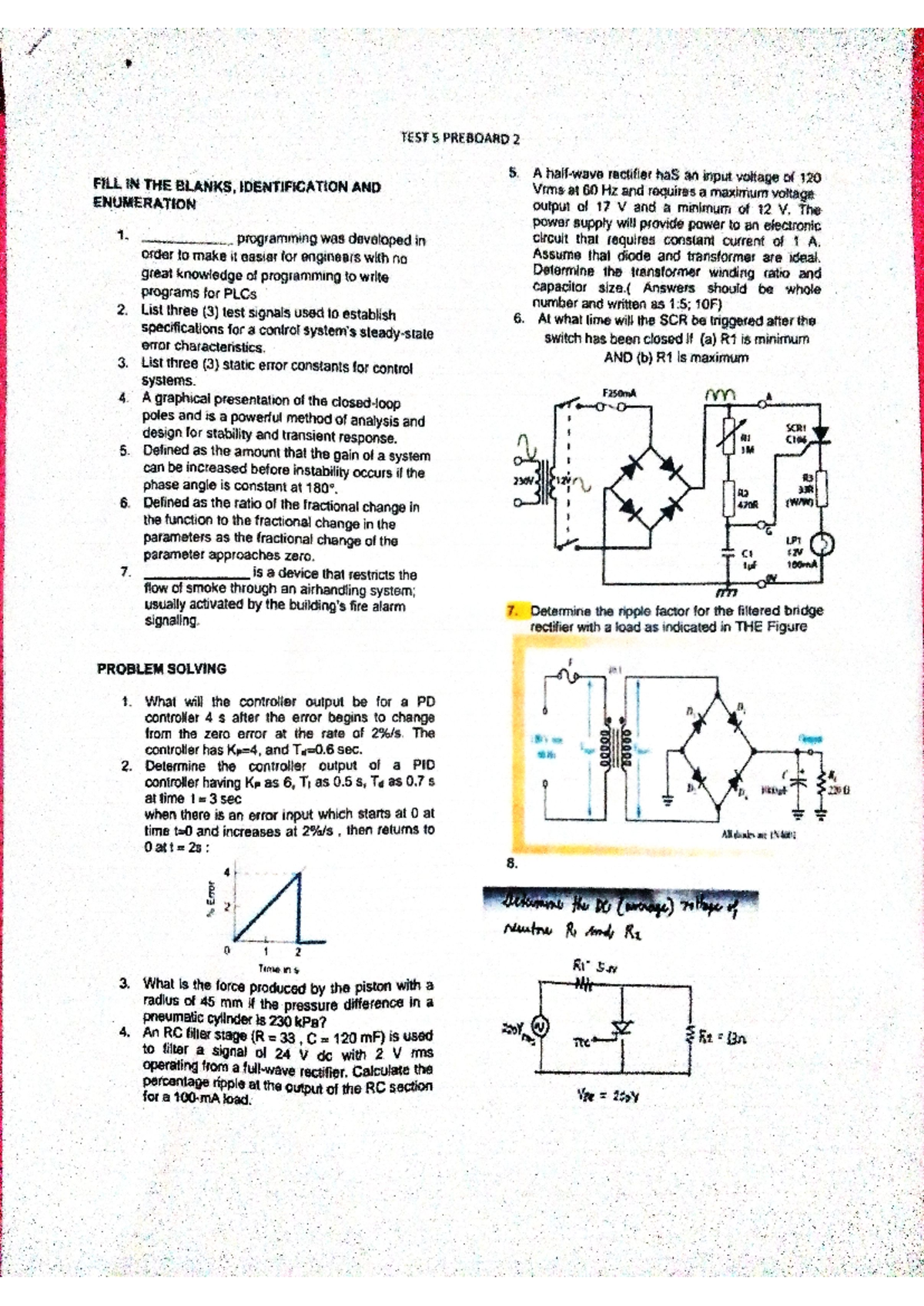 TEST 5 Final NA 1 - Lecture Notes on Rectifiers and Control Systems ...