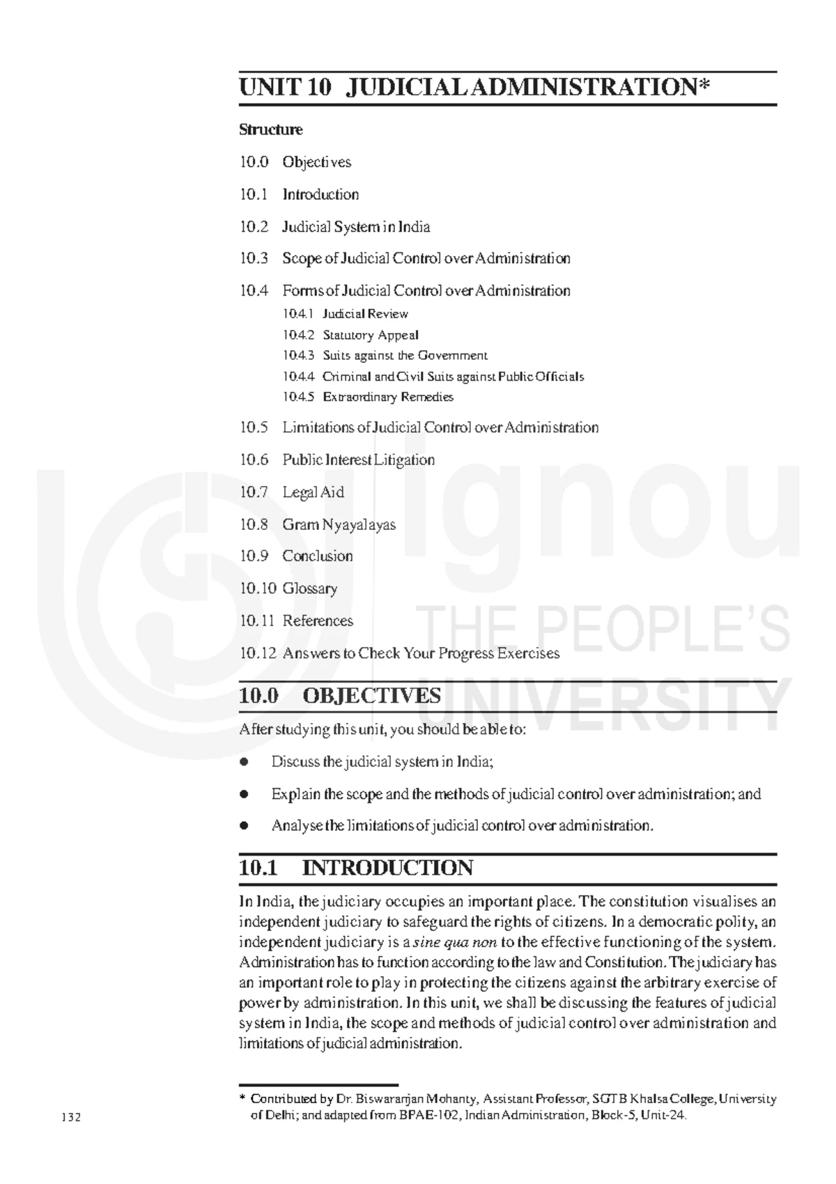 OBE Course Handout: Public Administration (BA LLB) - Symbiosis Law ...