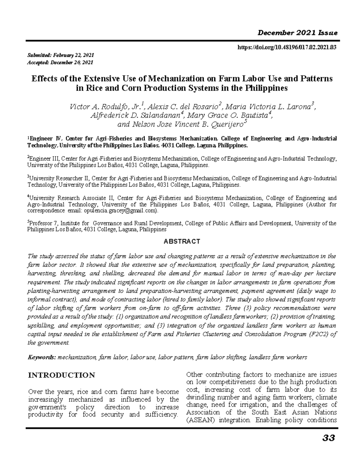 1096-Article Text-3252-1-10-20240408 - December 2021 Issue INTRODUCTION ...