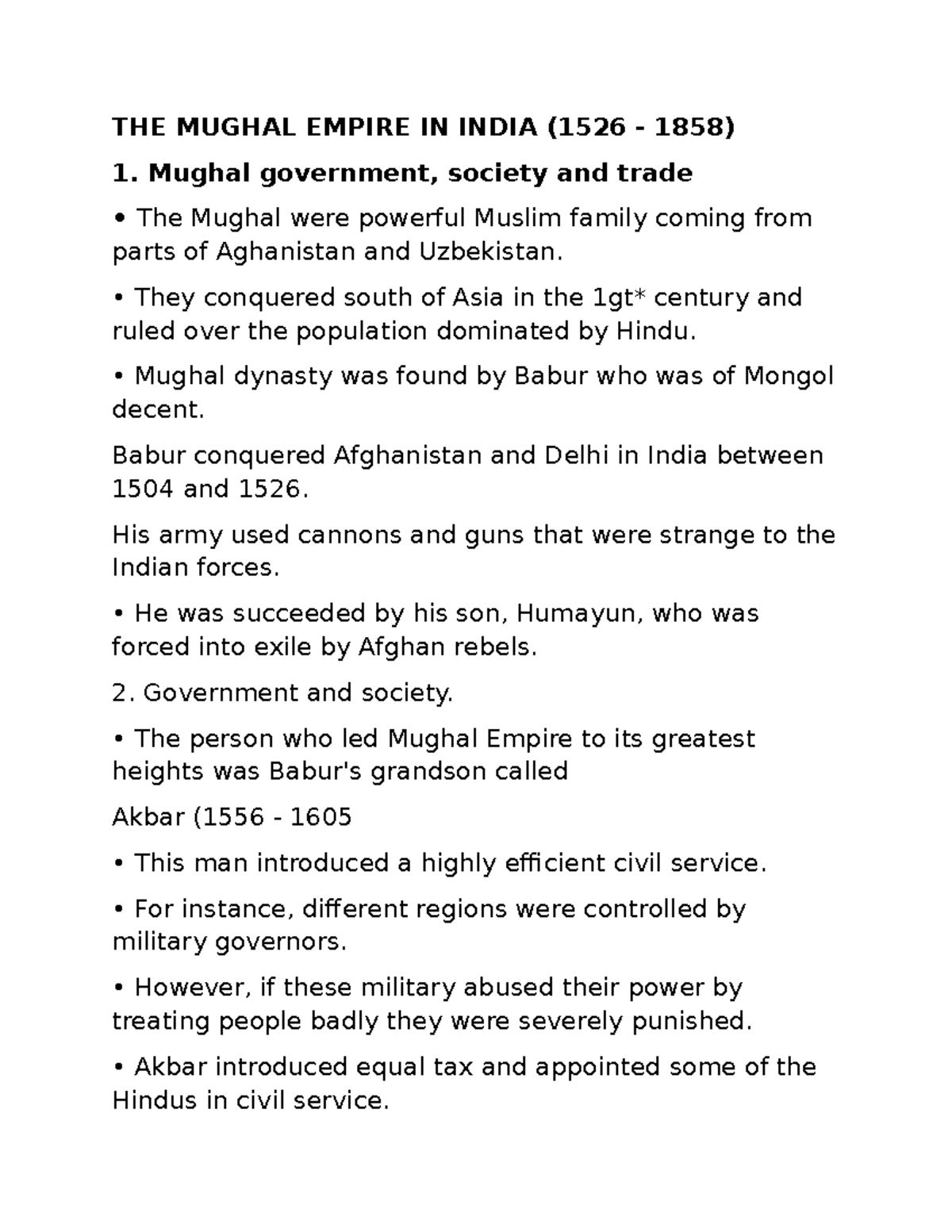 Mughal Empire in India (1526-1858): Governance, Society, and Trade ...