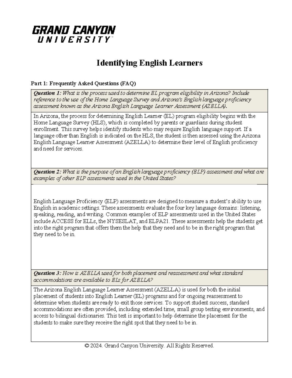 RS-T3-Identifying English Learners: FAQs on EL Program Eligibility ...