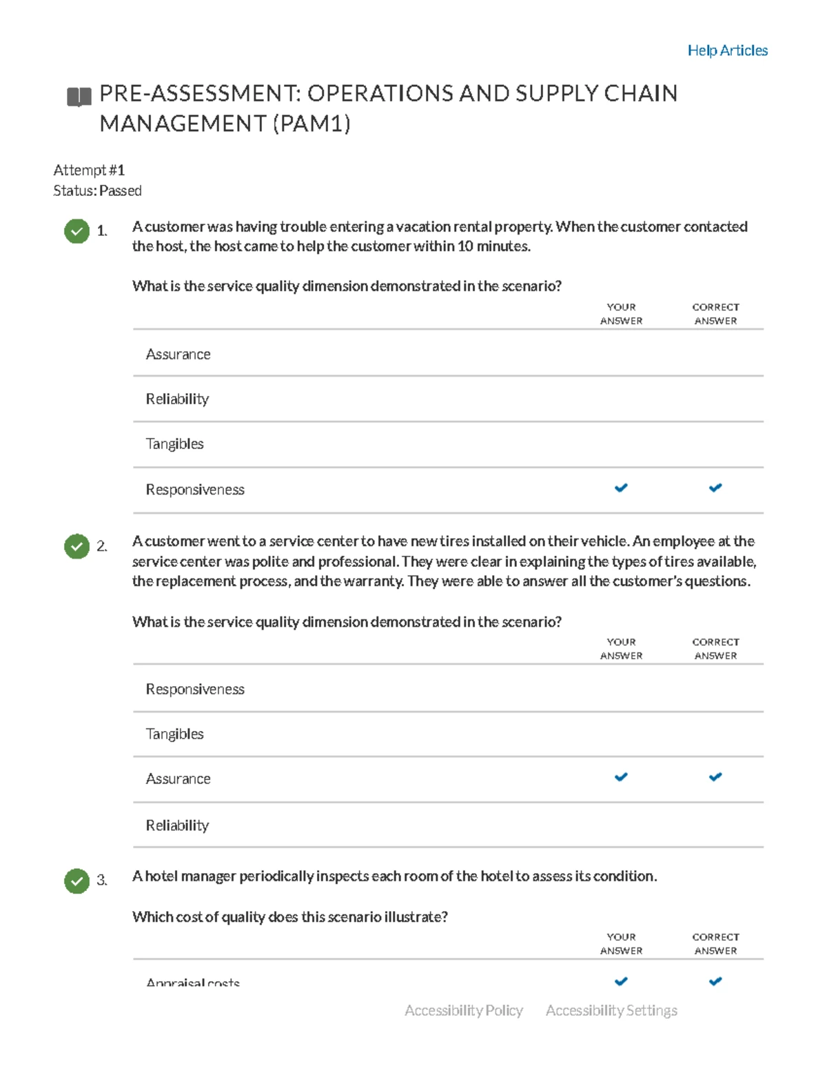 C720 Module 3 Quality Management Quiz: Key Concepts & Insights - Studocu