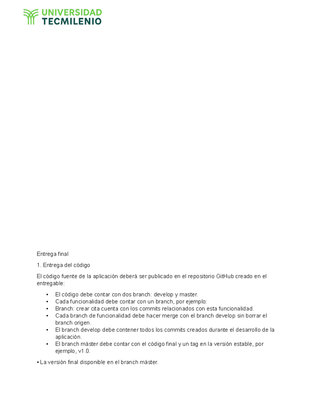 Evidencia 2 - Entrega Final de Código: Proyecto GitHub 100/100 - Studocu