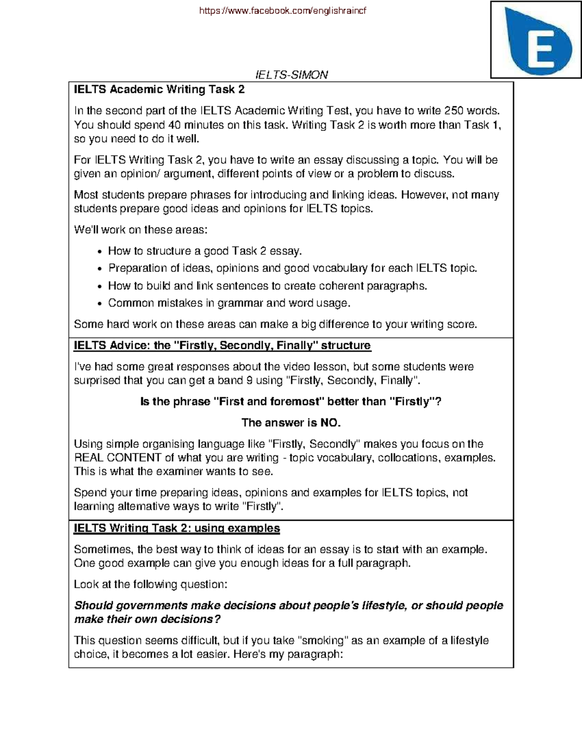 IELTS Academic Writing Task 2 Strategies and Tips - Studocu