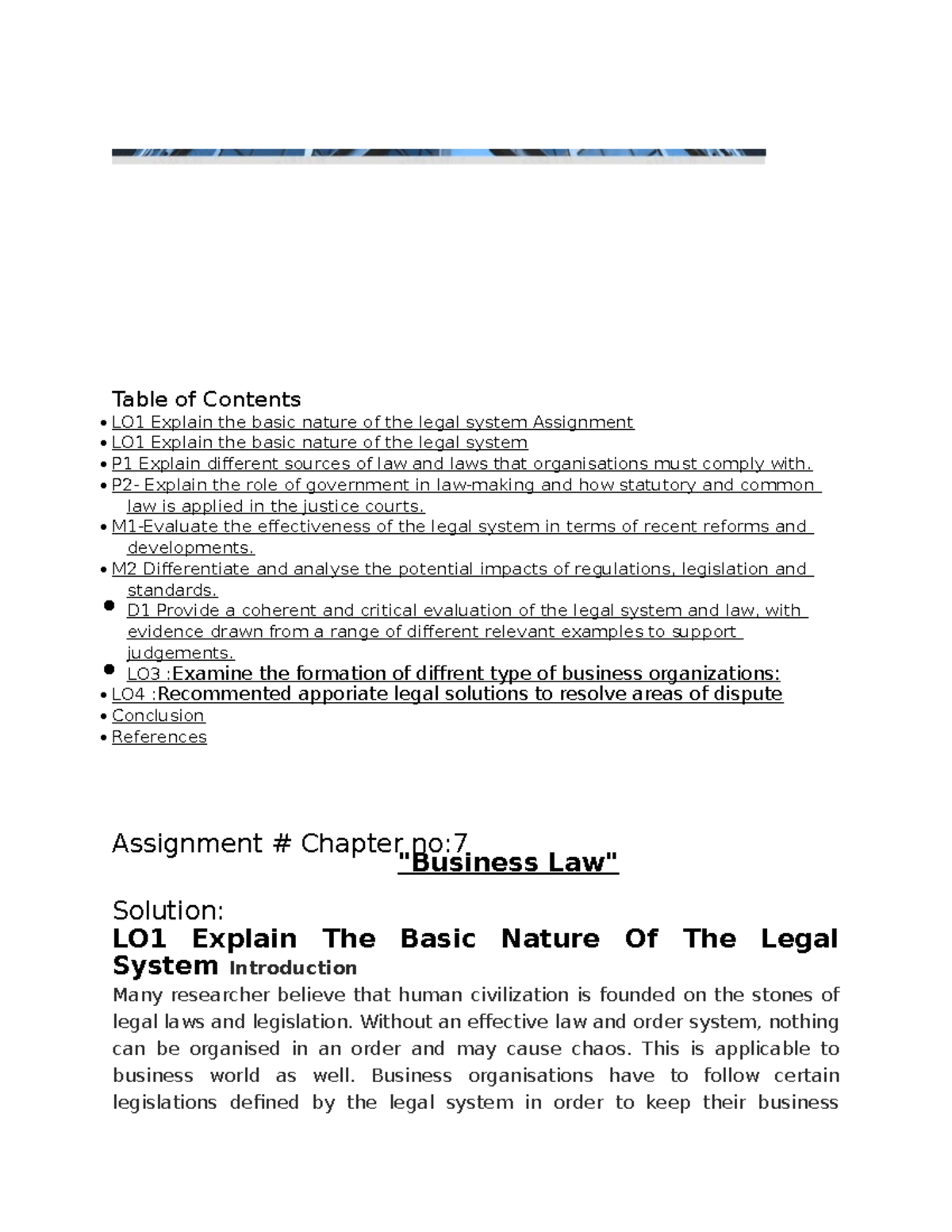 Business Law Analysis and Evaluation - Assignment No 2 - Studocu