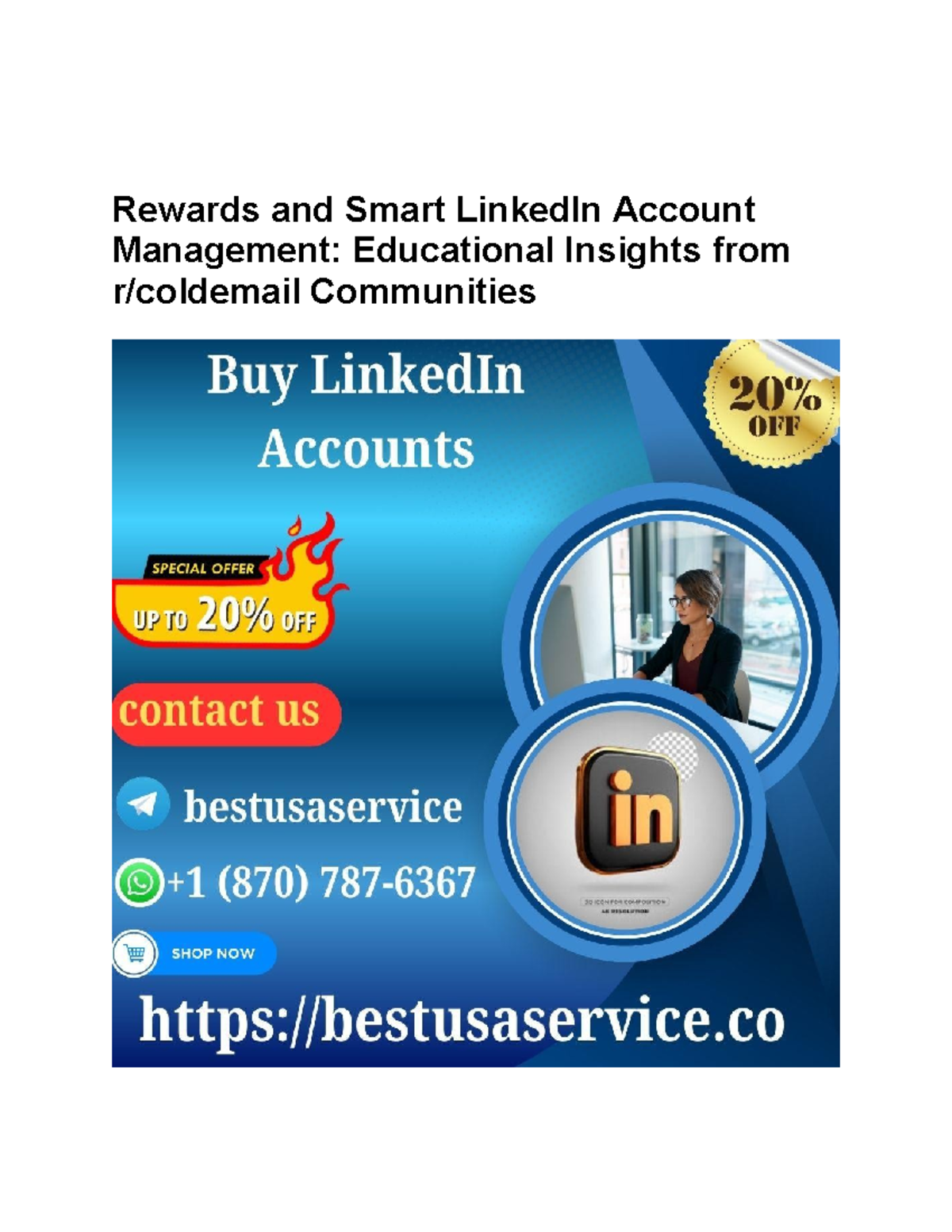 Smart LinkedIn Account Management: Rewards & Insights for Professionals ...