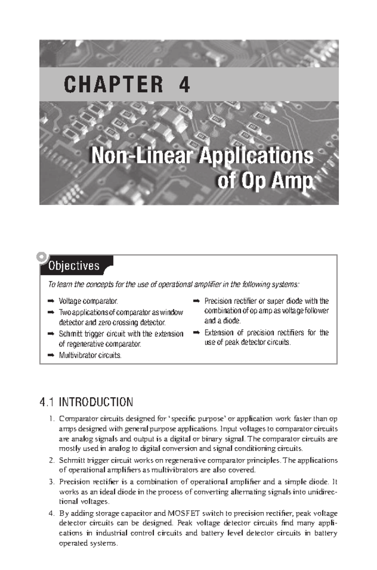 EEE 427 Non-Linear Applications of Operational Amplifiers and ...