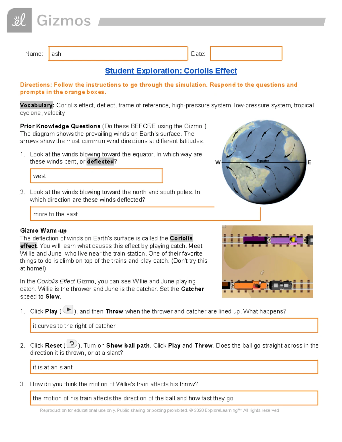 1.6 - Rock Cycle (Student Exploration) - Name: Trevor Cerveny Date: 08 ...