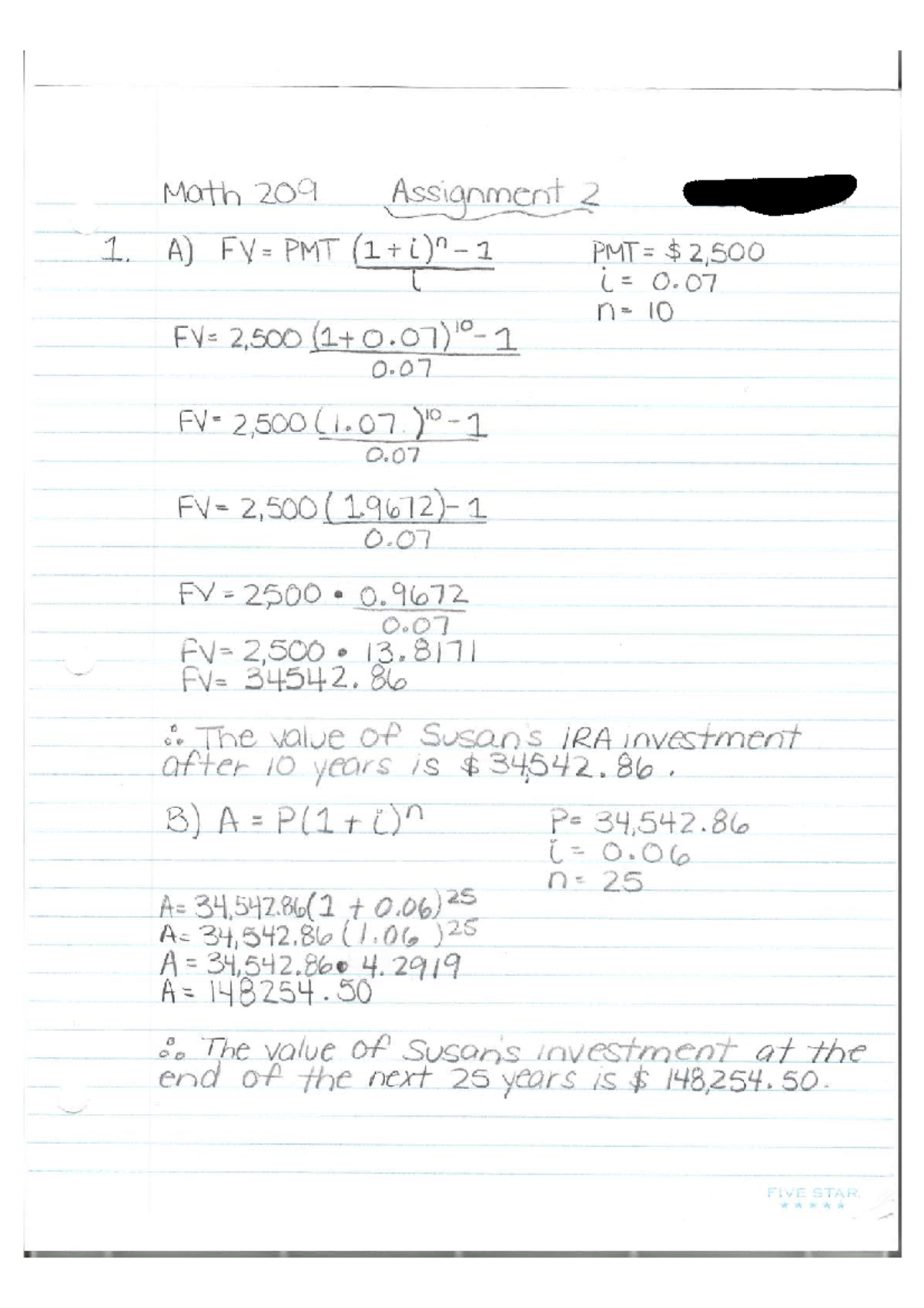 MATH209 Assignment 2 - Comprehensive Problem Set Solutions - Studocu