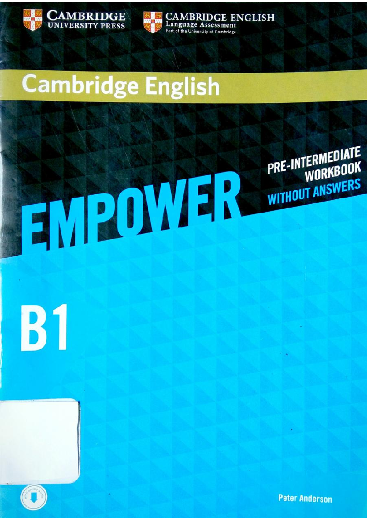 B1 Cambridge English Empower Workbook: Unit Summaries and Grammar ...