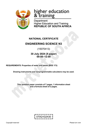 T640 - Engineering Science N3 MEMO AUG Umalusi 2024 Signed off - higher ...