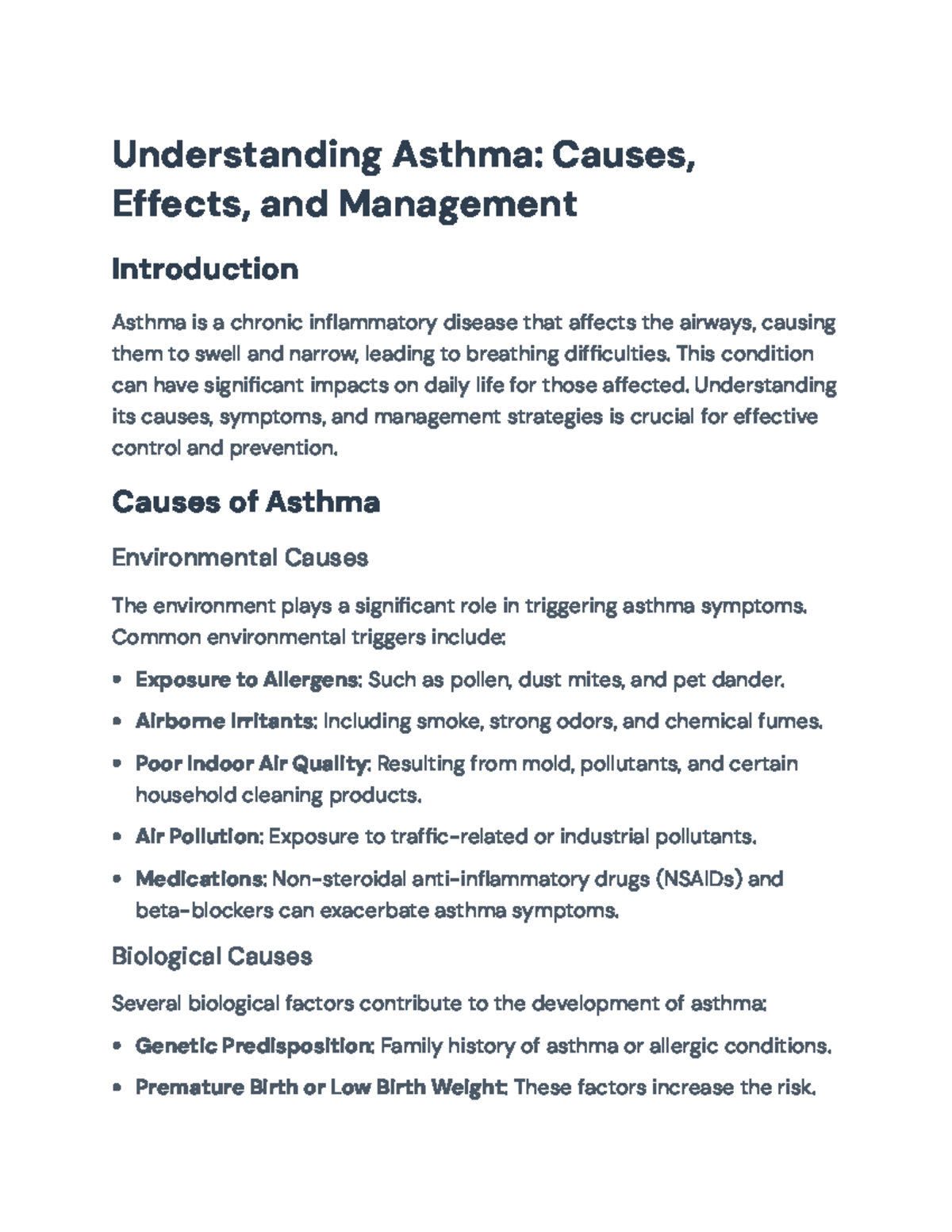 AST 101: Comprehensive Overview of Asthma Causes & Management ...