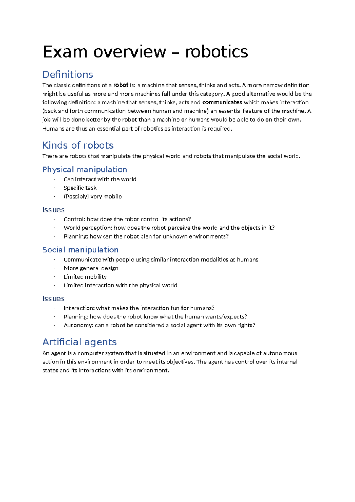 [20-21] Robotics - Comprehensive Study Guide for Exam Preparation ...