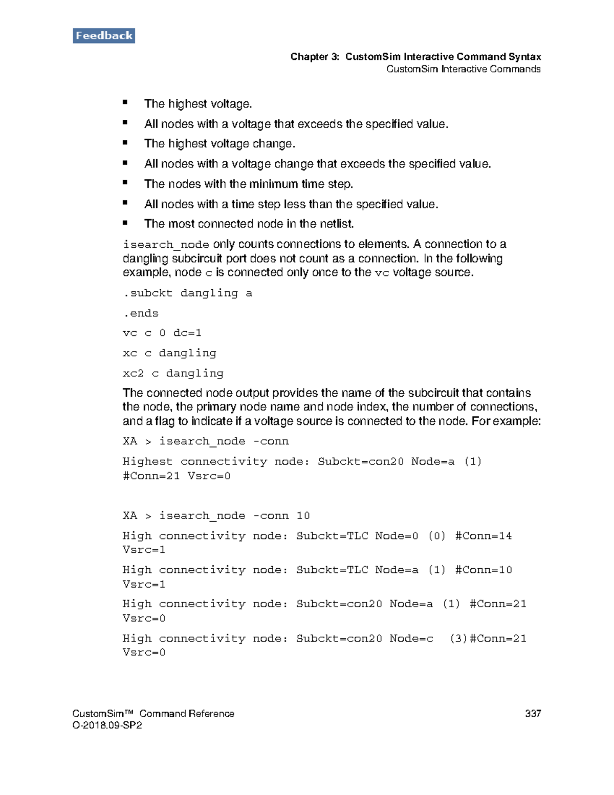 Chapter 3: CustomSim Interactive Command Syntax (351) - Studocu