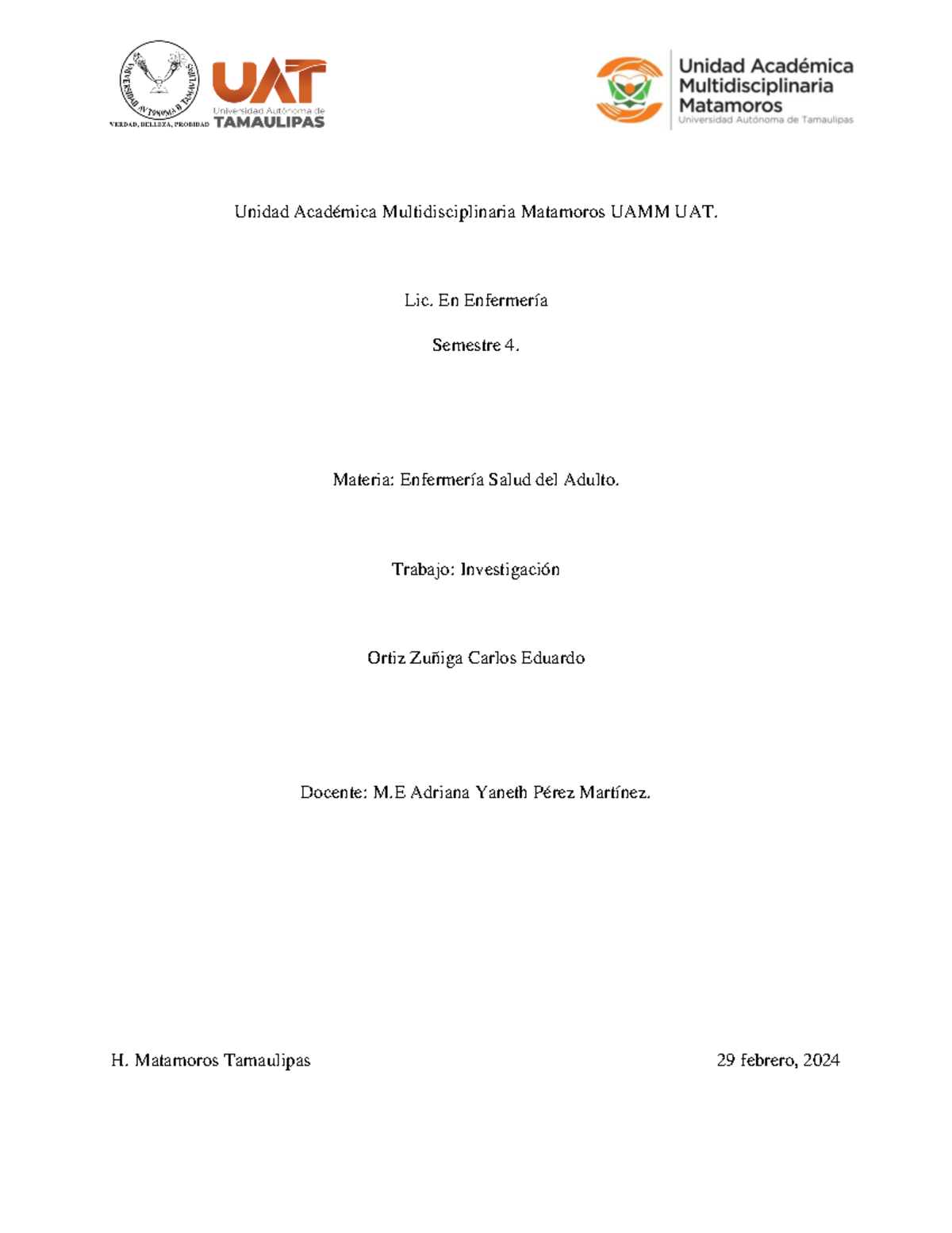 Investigación sobre Enfermedades Hepáticas y Pancreáticas - UAMM 4to ...