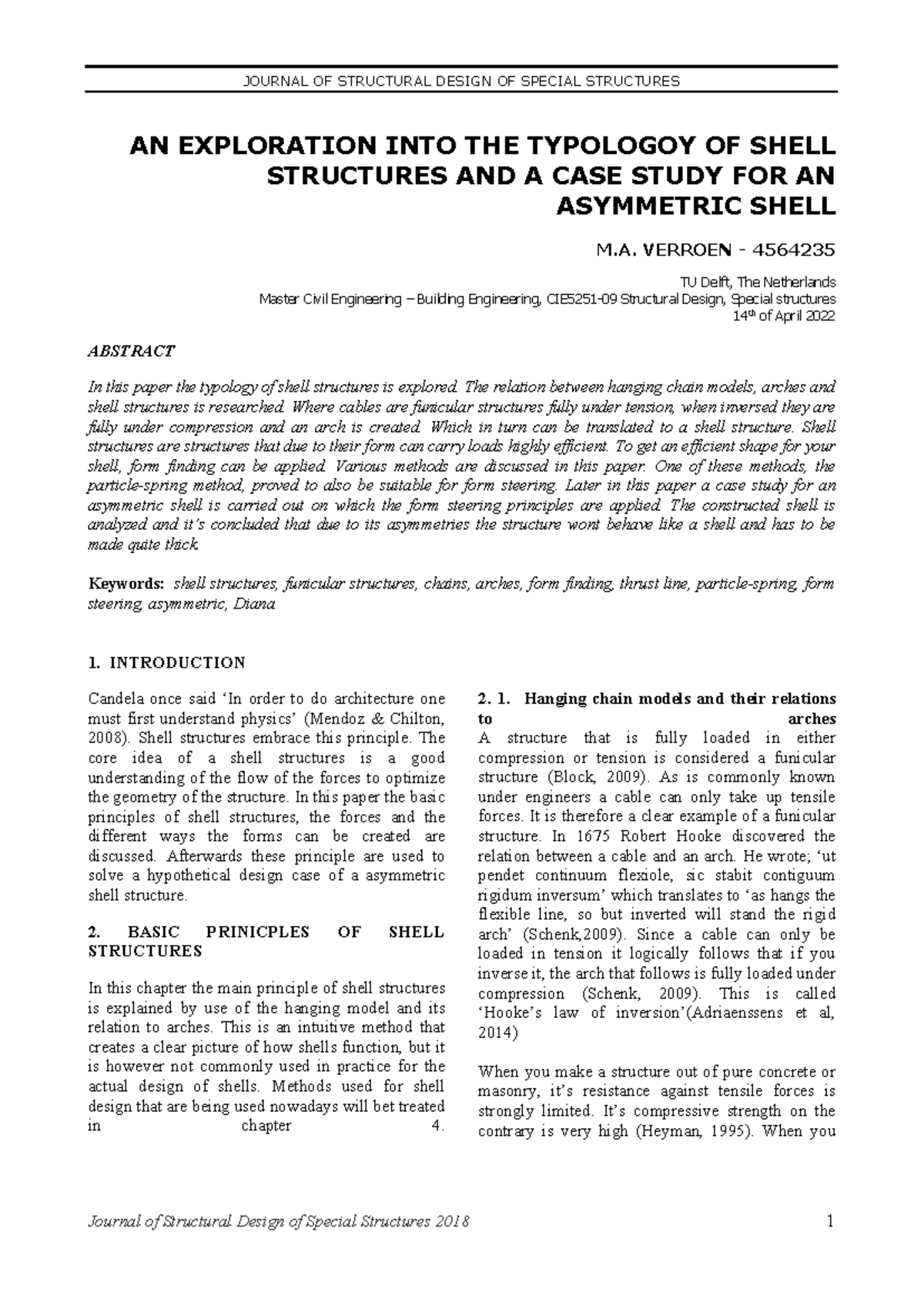 Final Paper on Shell Structures: Case Study of Asymmetric Shell ...