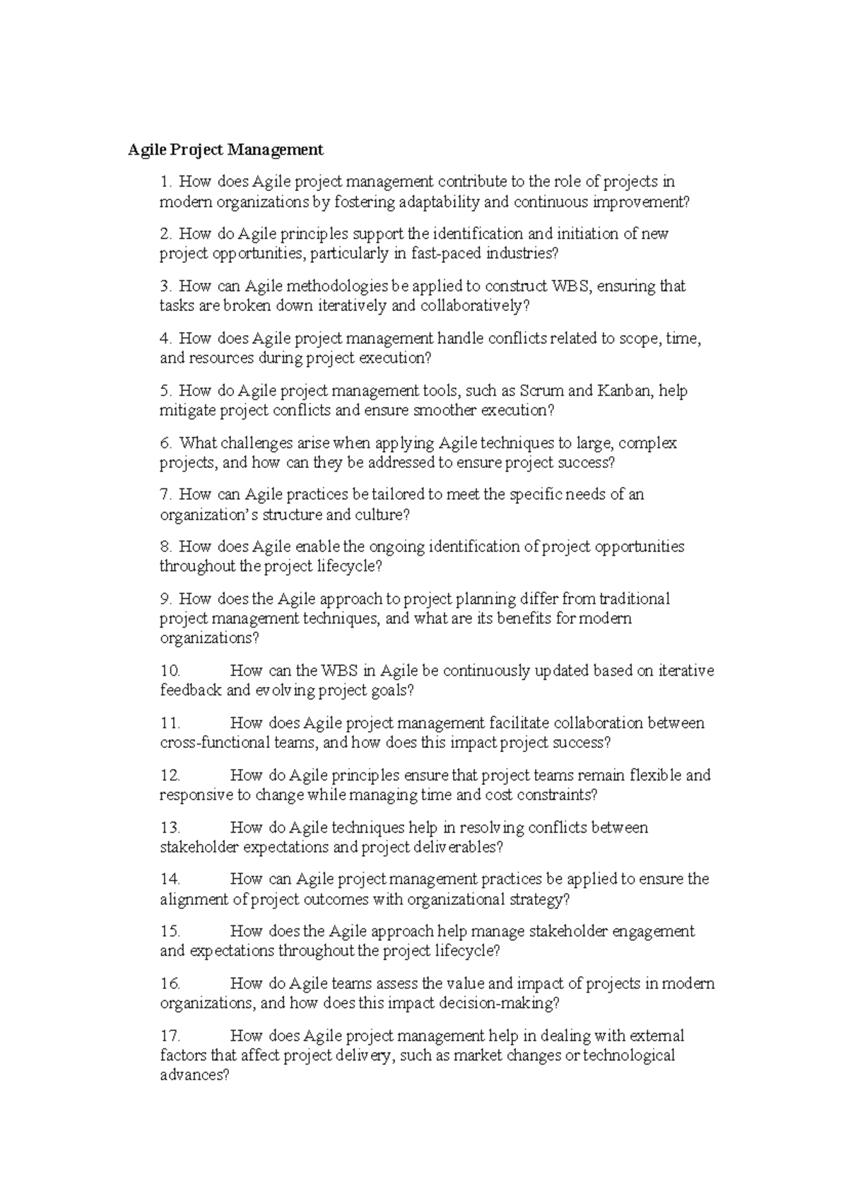 Agile Project Management: Enhancing Adaptability & Continuous ...