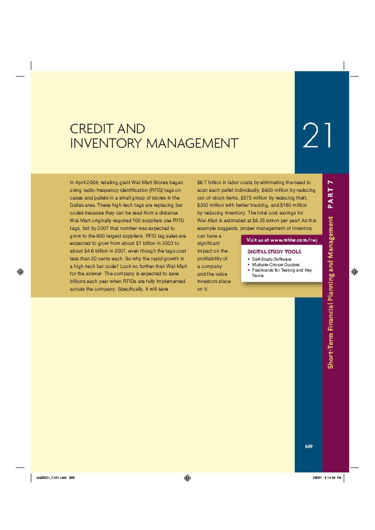 Credit and Inventory Management: Key Concepts and Policies (FIN 321 ...