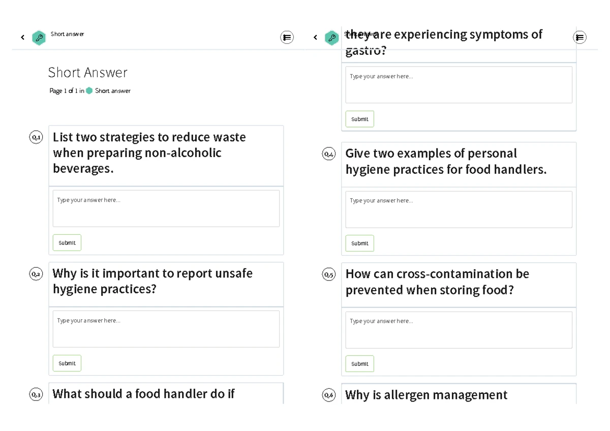 Multiple Choice Questions for Hospitality Course (HOSP 101) - Studocu