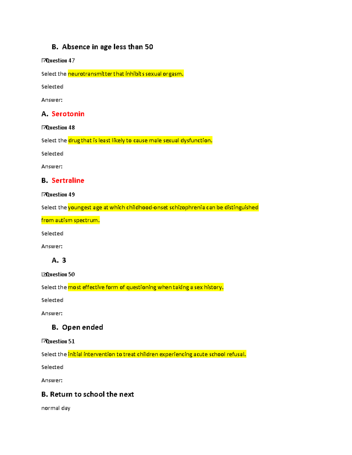 健康・医学 Answers to Everyday Questions NR222 Exam 2.docx - AND ANSWERS 100% CORRECT. Exam 2 NR 222