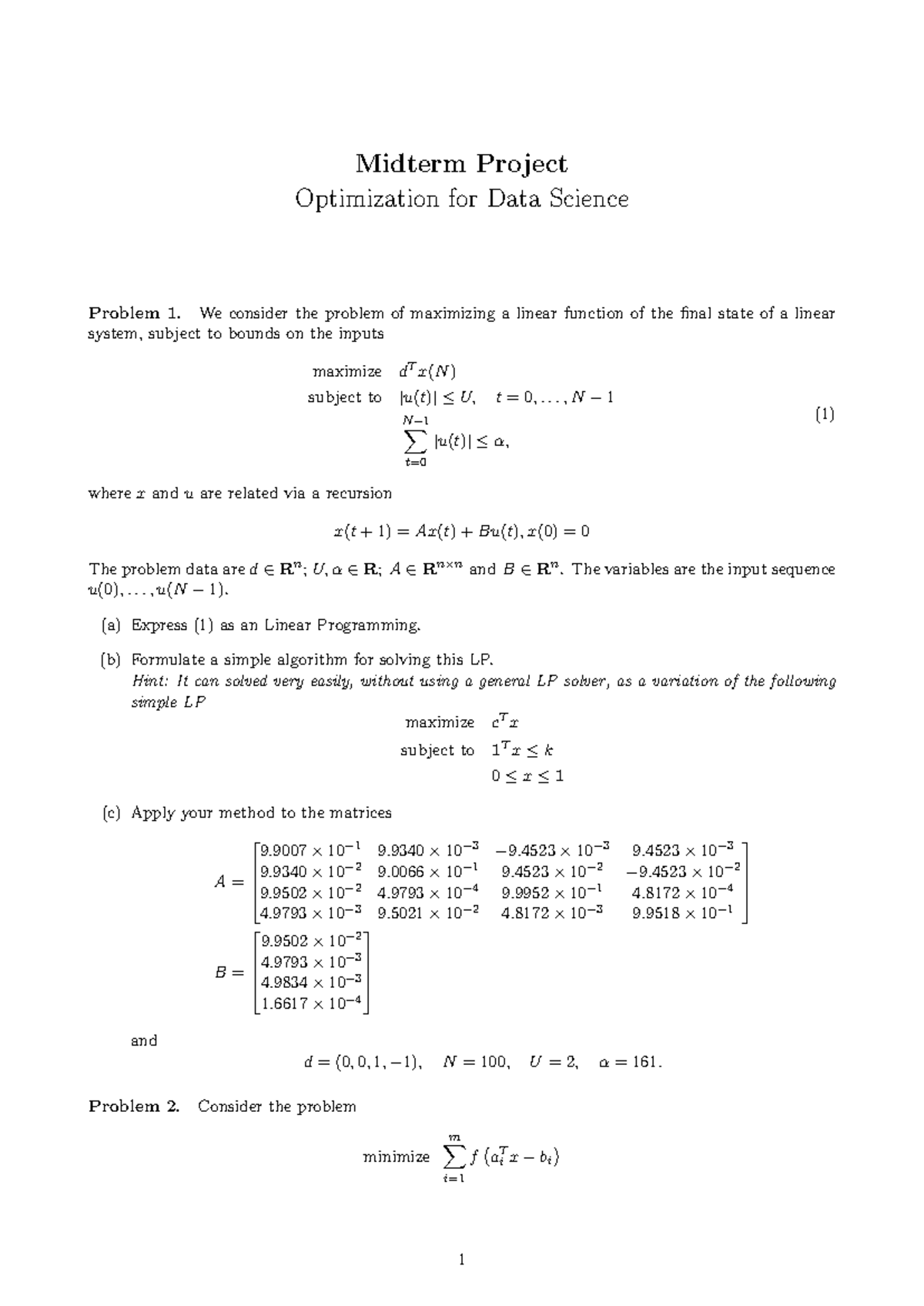 Midterm project final - perfectttt - Midterm Project Optimization for ...
