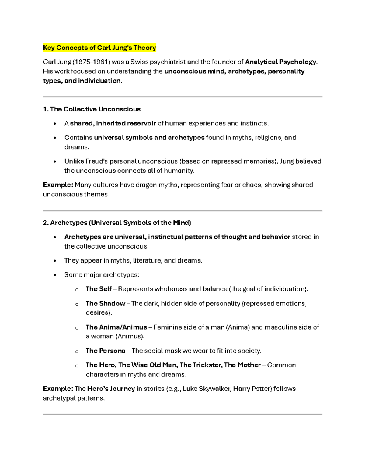 Key Concepts of Carl Jung's Analytical Psychology - Intro to Counseling ...