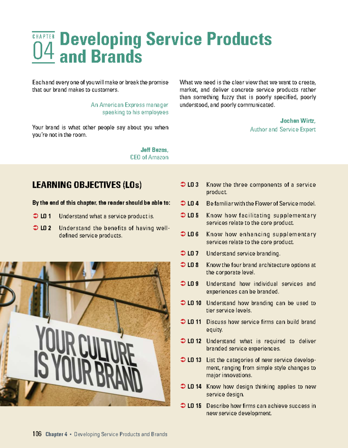 Chapter 4: Developing Service Products & Brands (MKT 104) - Studocu