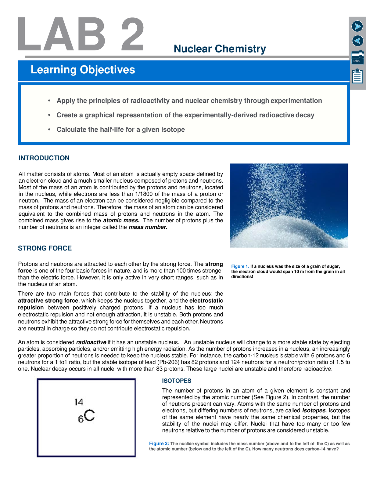 02 Nuclear Chemistry Introduction Fall24 - LAB 2 Nuclear Chemistry ...