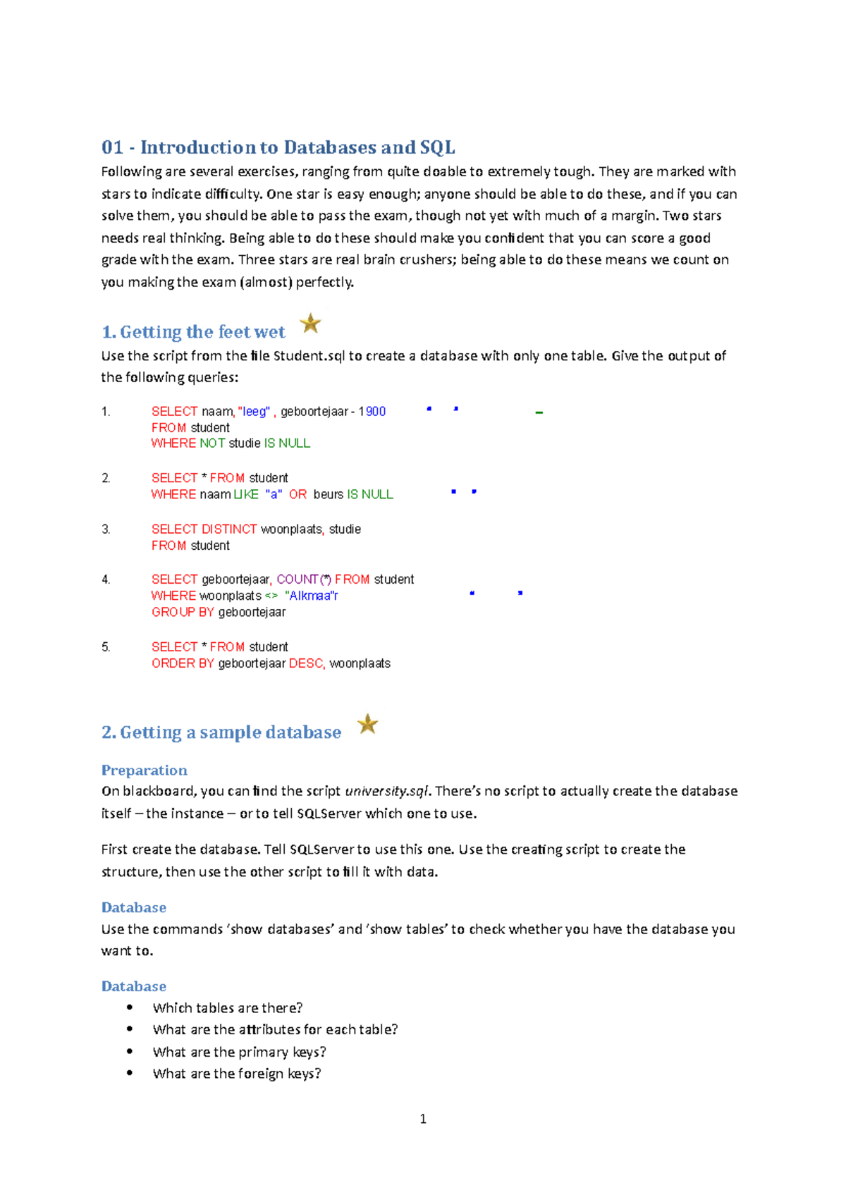 01 - Intro to Databases & SQL Exercises for Better Understanding ...