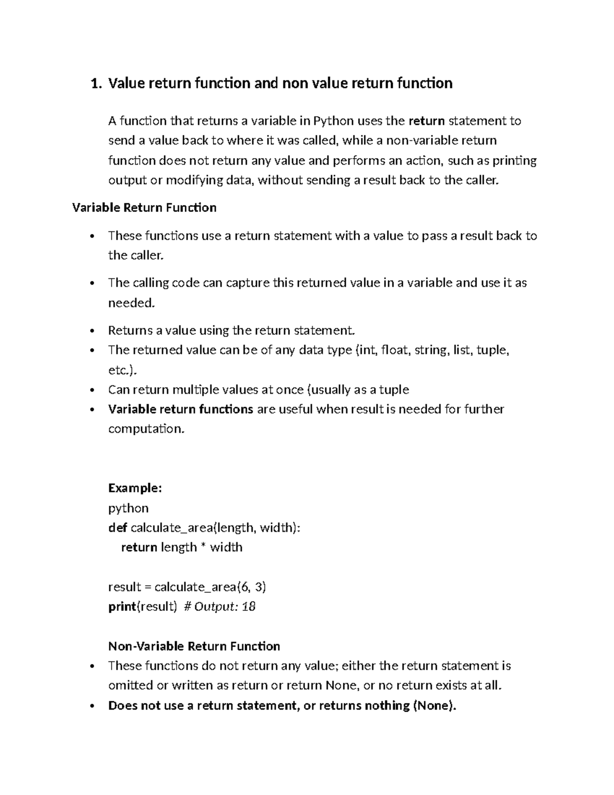Python 3 & 4 Unit Notes: Functions, Scope, and Object References - Studocu