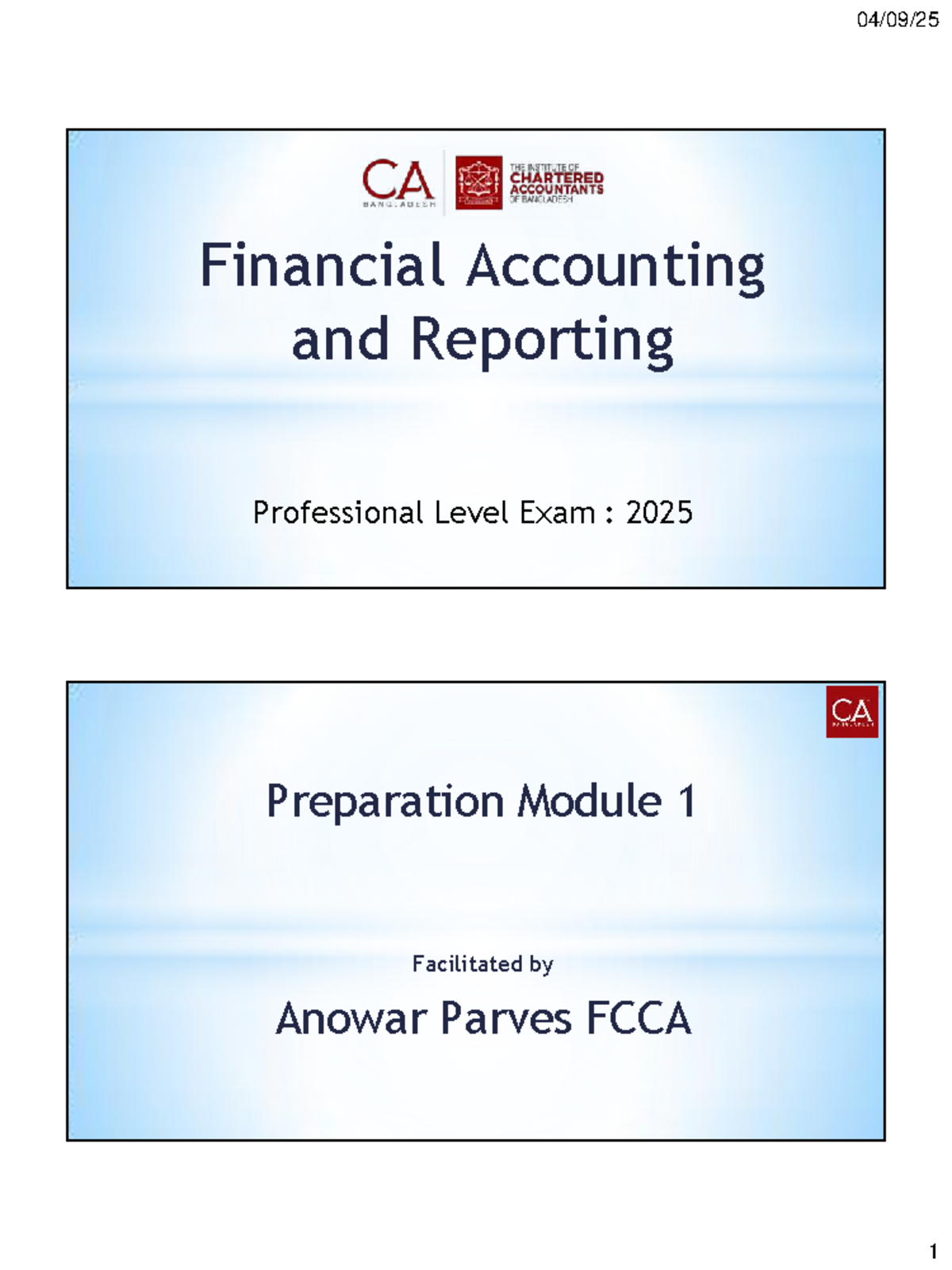 FAR ICAB Group Accounts: Basics & Adjustments Exam Prep 2025 - Studocu