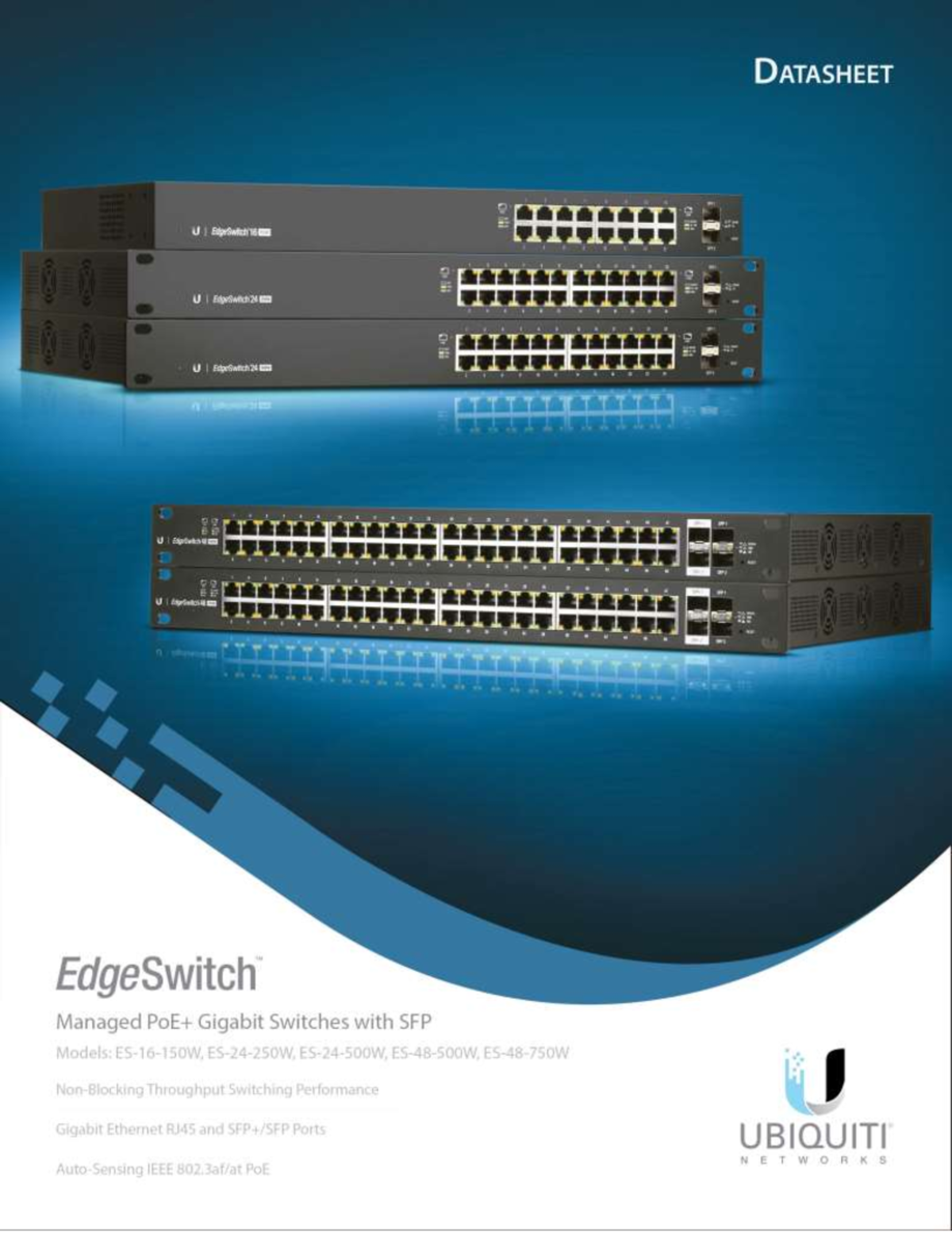 ES-48-500W - especificaciones tecnicas - DATASHEET U EdgeSwitch 18 U ...