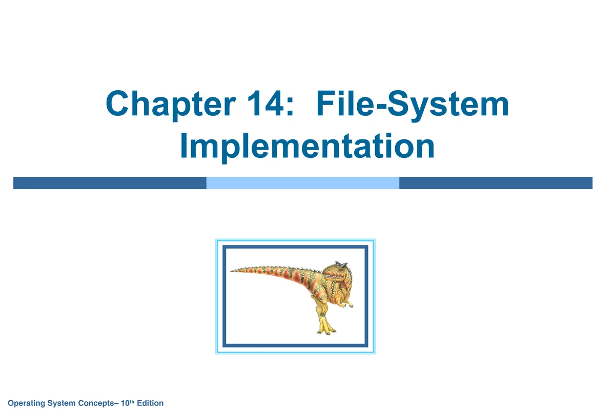Chapter 9 - Lecture note - Operating System Concepts – 10 th Edition ...