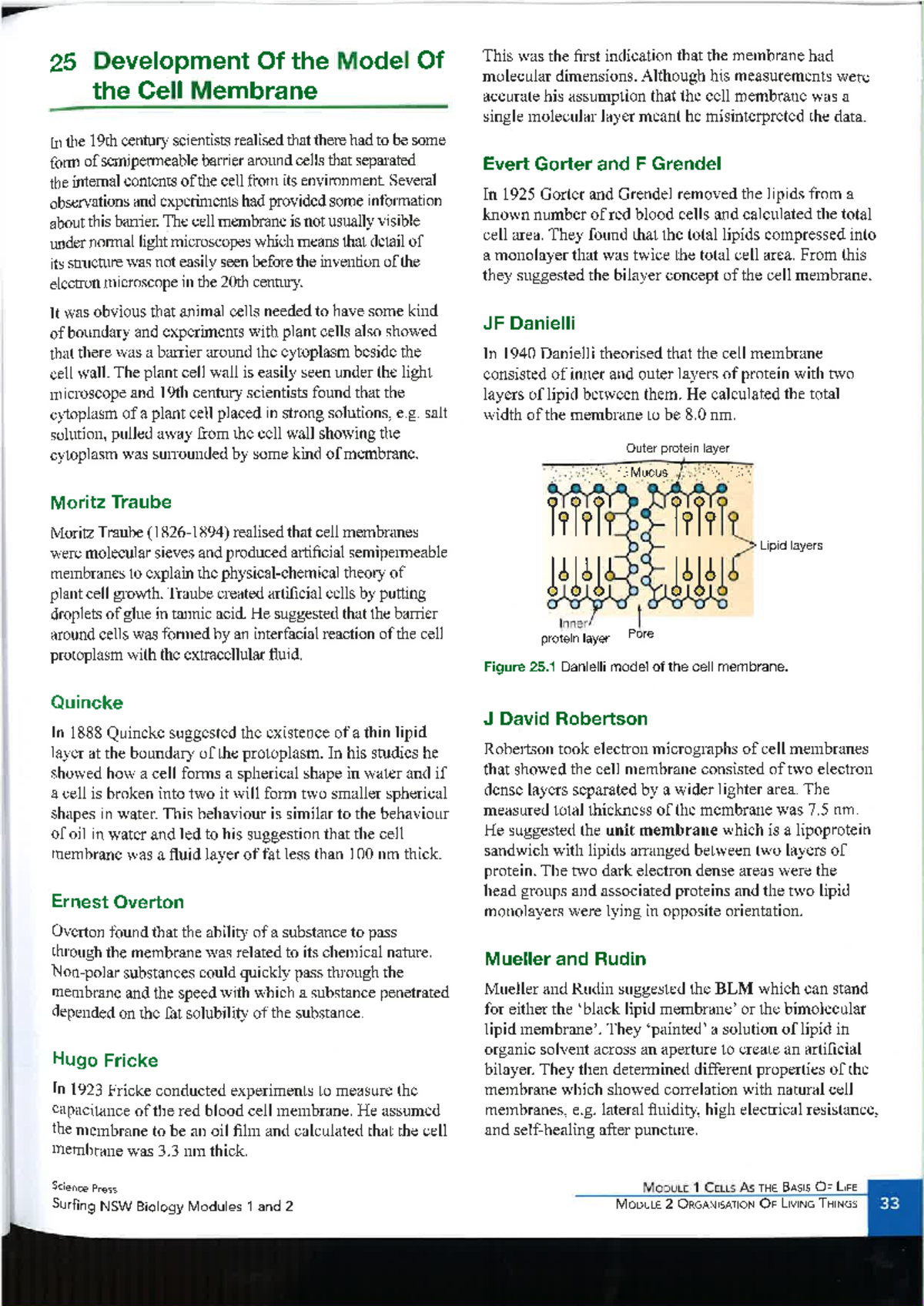 4.1 Cell Membrane Model: Insights from Chapters 25, 26, and 27 - Studocu