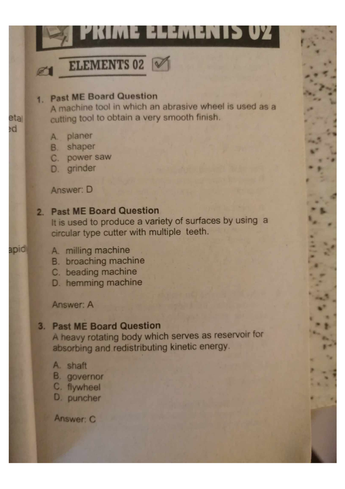 Machine Elements 2 Quiz 1 Review Notes for Students - Studocu