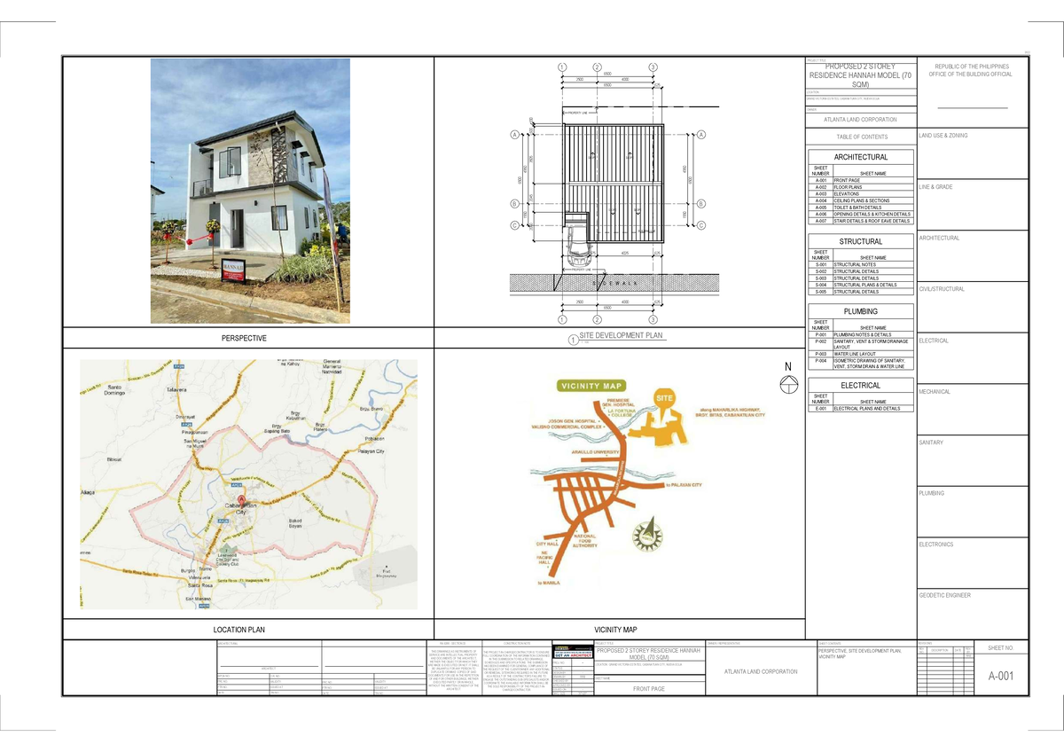 Proposed 2 Storey Residence: Hannah Model (70 sqm) Plans - Studocu