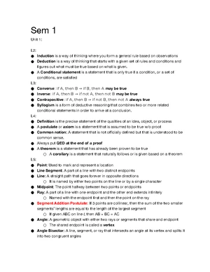 Circle Geometry - Study Notes & Assignments - Studocu