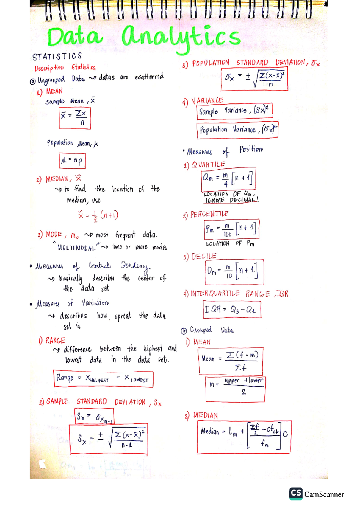DATA Analytics - Goods - Data analytics STATISTICS Descriptive ...