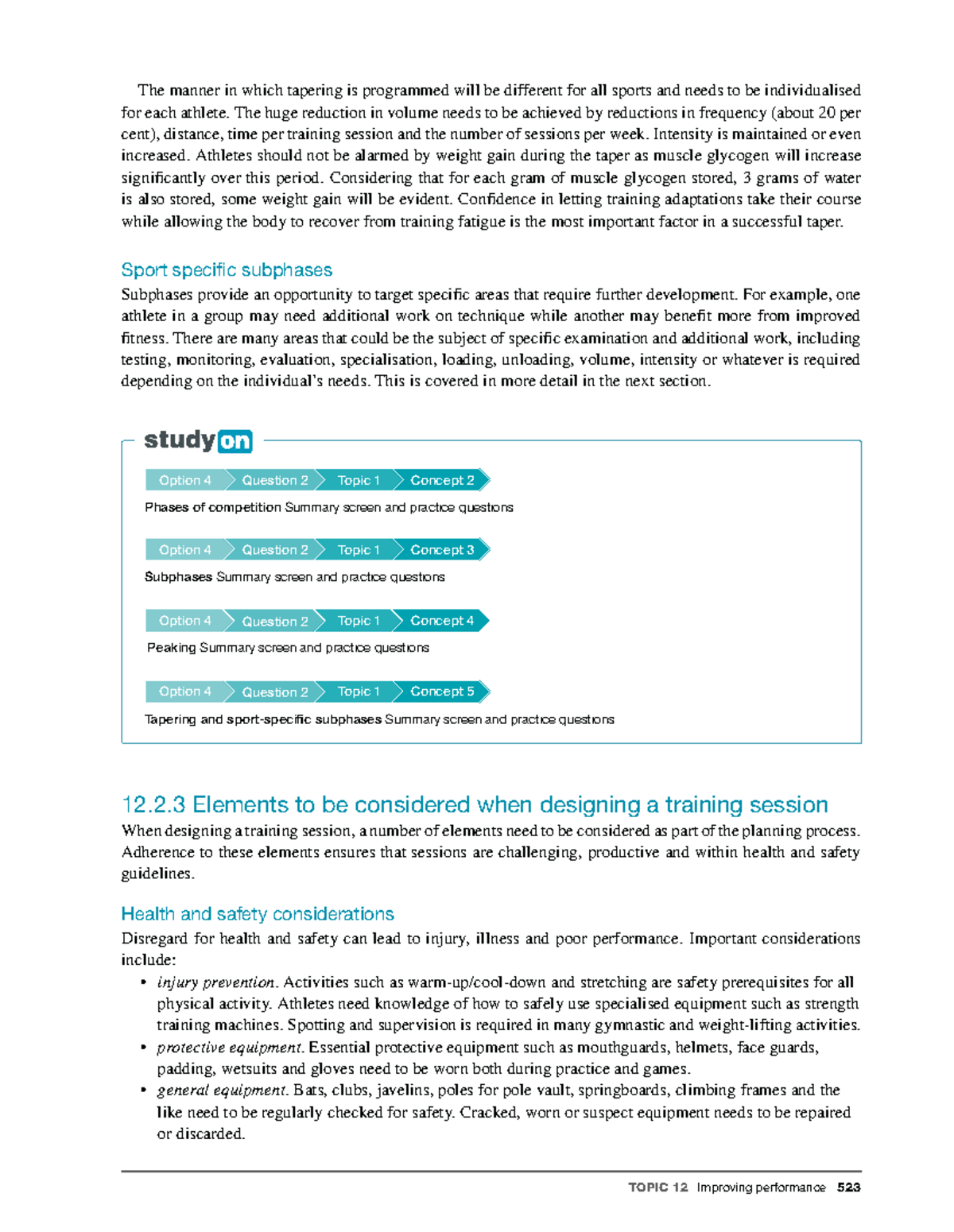 Designing a Training Program: Tapering, Phases, and Performance ...